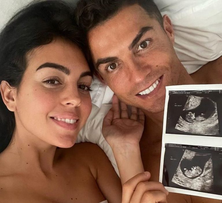 ronaldo e georgina rodriguez confermano la gravidanza non uno ma due gemelli