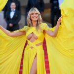 Cannes 2023, Heidi Klum in abito farfalla regala spettacolo: ma il look è too much